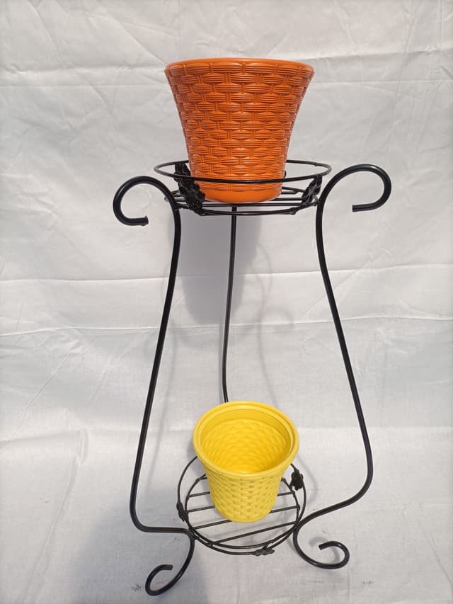 2 Flower Pot Toll Stand - View 2