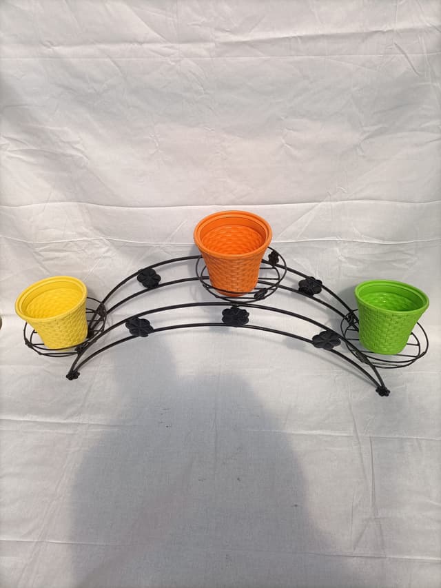 Round Bridge Flower Stand - View 1