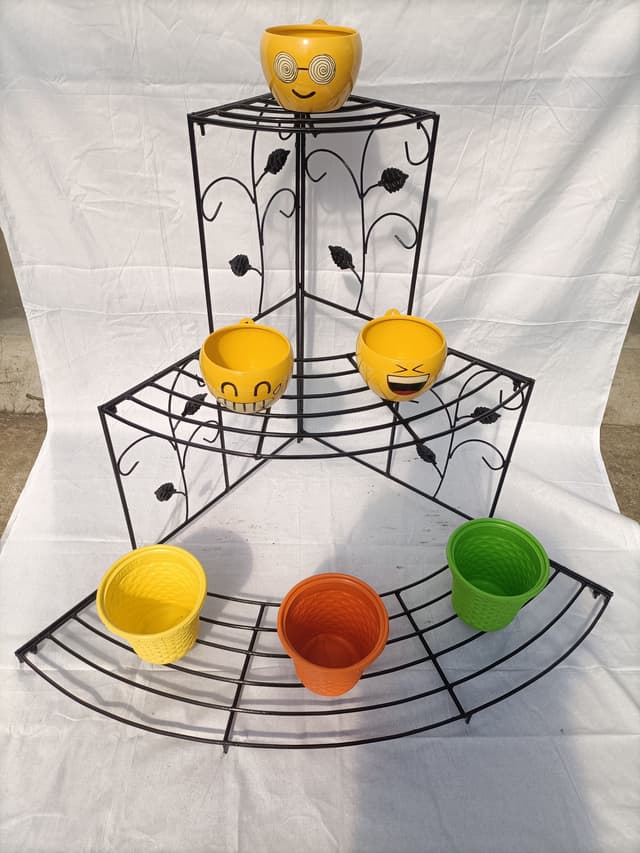 Corner Flower Holder Stand - View 1