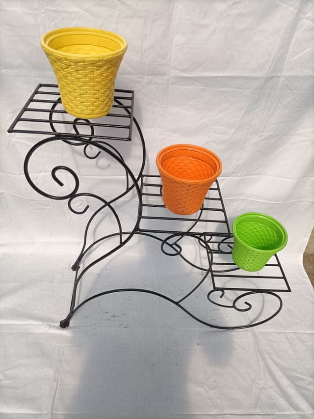 Designer 3 Pots Stand - View 1